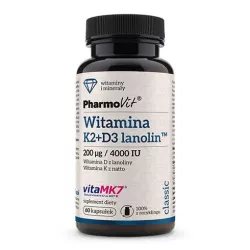 Pharmovit Witamina K2 + D3 4000 60 kap Pharmovit Witamina K2 + D3 4000 60 kap