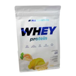 Allnutrition Whey protein 908 g Banan białko