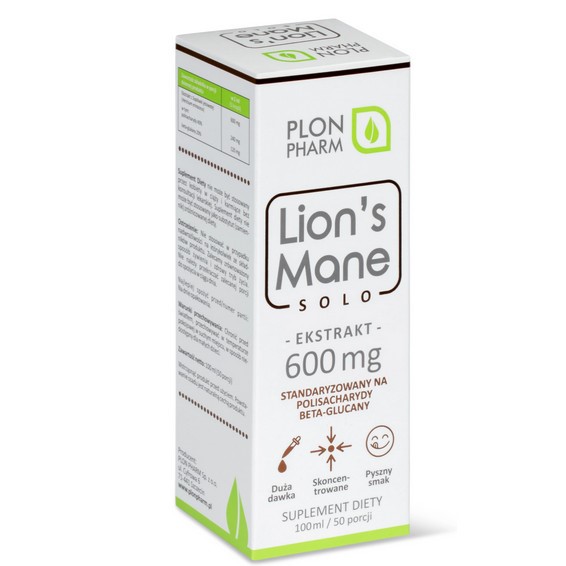 PLON PHARM Lion's Mane Ekstrakt 600 mg 100 ml