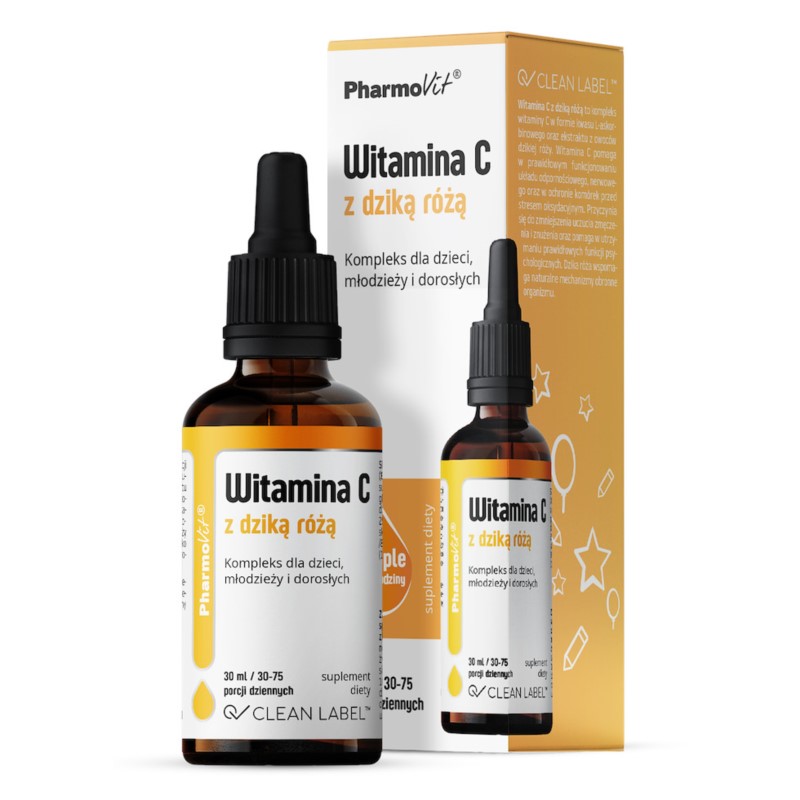 Pharmovit Witamina C z dzikią różą 30 ml