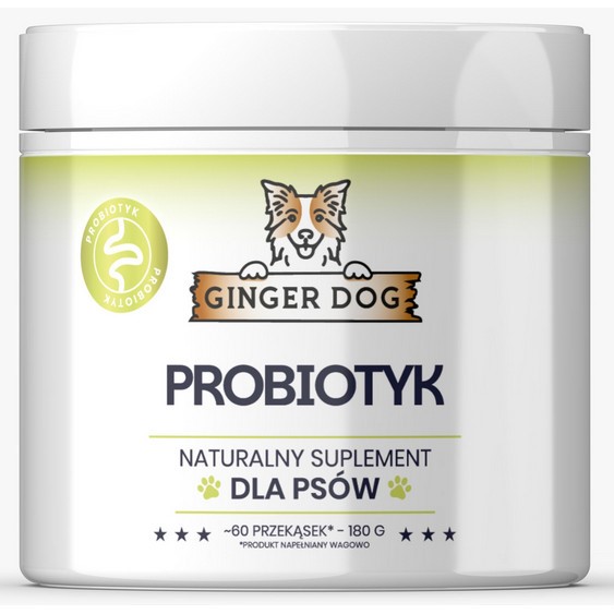 Ginger Dog Probiotyk suplement dla psów 180 g