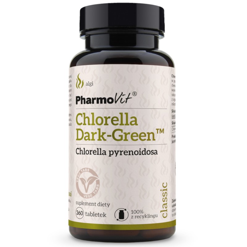 Pharmovit Chlorella Dark Green 360 tabletki