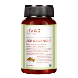JIVA Ayurveda Ashwagandha 120 t. pamięć