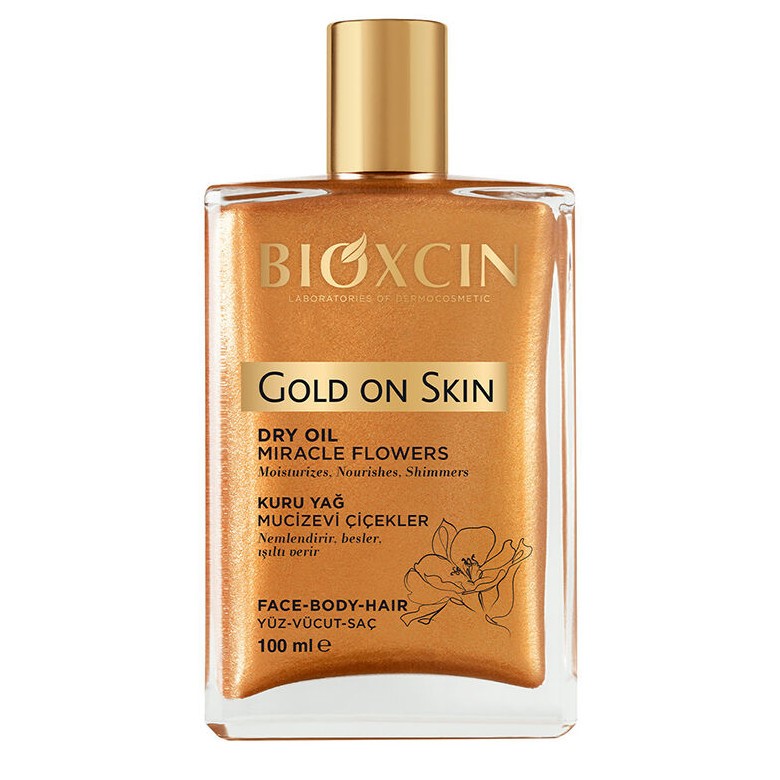 Bioxcin Gold Suchy olejek skóra twarz włosy 100 ml