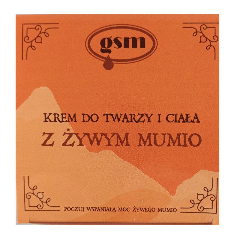 GSM Krem do twarzy i ciała z żywym mumio 200 ml