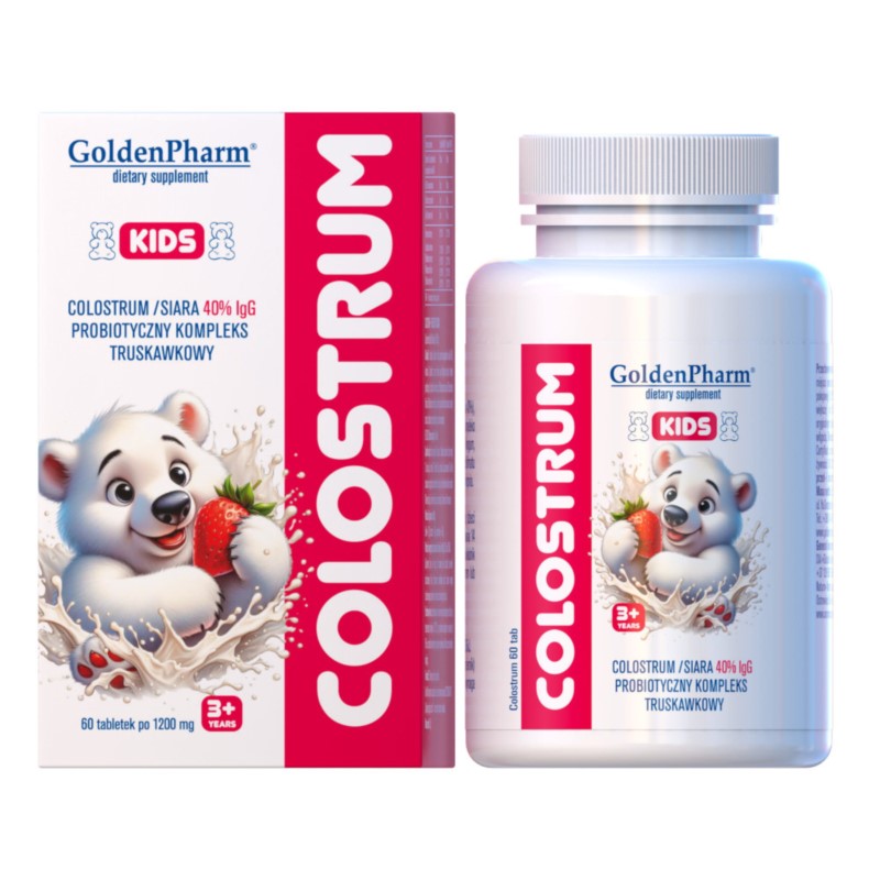 GoldenPharm Colostrum Kids 60 tabletek