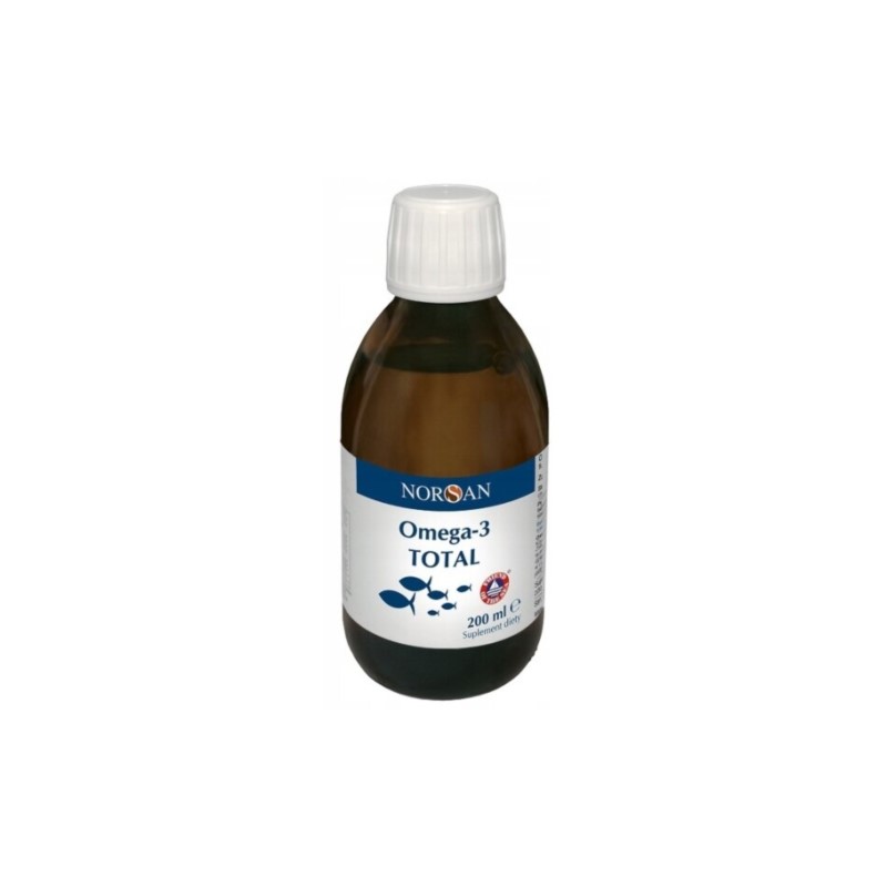 Norsan Omega 3 Total smak naturalny 200 ml Norsan Omega 3 Total smak naturalny 200 ml