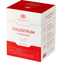 Genactiv Colostrum z bananem 30 saszetek