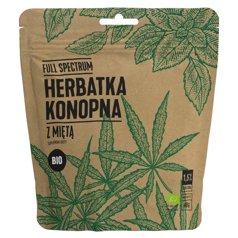 Cosma Herbatka Konopna z miętą BIO 40 g