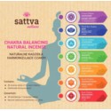 Sattva Naturalne Kadzidła Chakra Box 49 szt