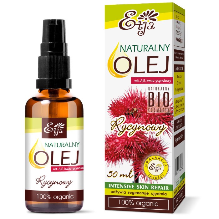 Etja Olej Rycynowy Bio 50Ml Wzmacnia Włosy Etja Olej Rycynowy Bio 50Ml Wzmacnia Włosy