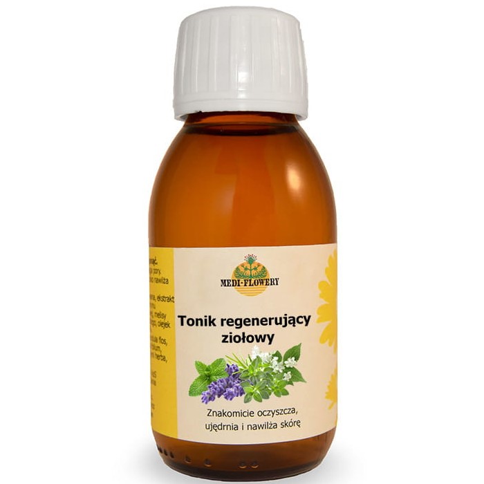 Medi-Flowery Tonik regenerujący ziołowy 100 ml Medi-Flowery Tonik regenerujący ziołowy 100 ml