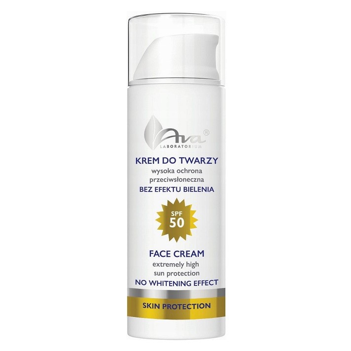 AVA Krem do twarzy SPF 50 50 ml SKIN PROTECTION AVA Krem do twarzy SPF 50 50 ml SKIN PROTECTION