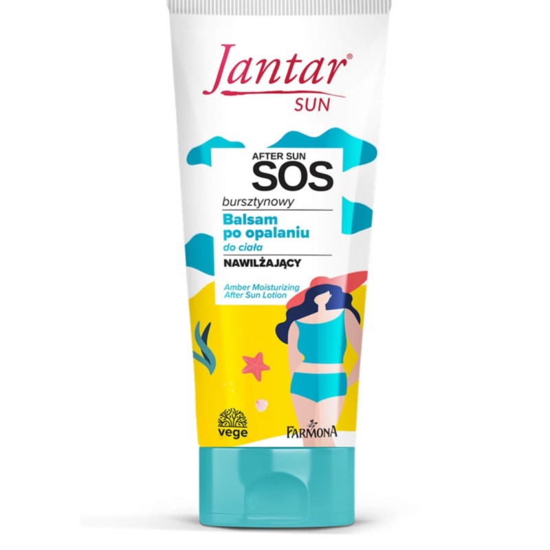 Jantar Sun Bursztynowy Balsam po opalaniu 200 ml Jantar Sun Bursztynowy Balsam po opalaniu 200 ml