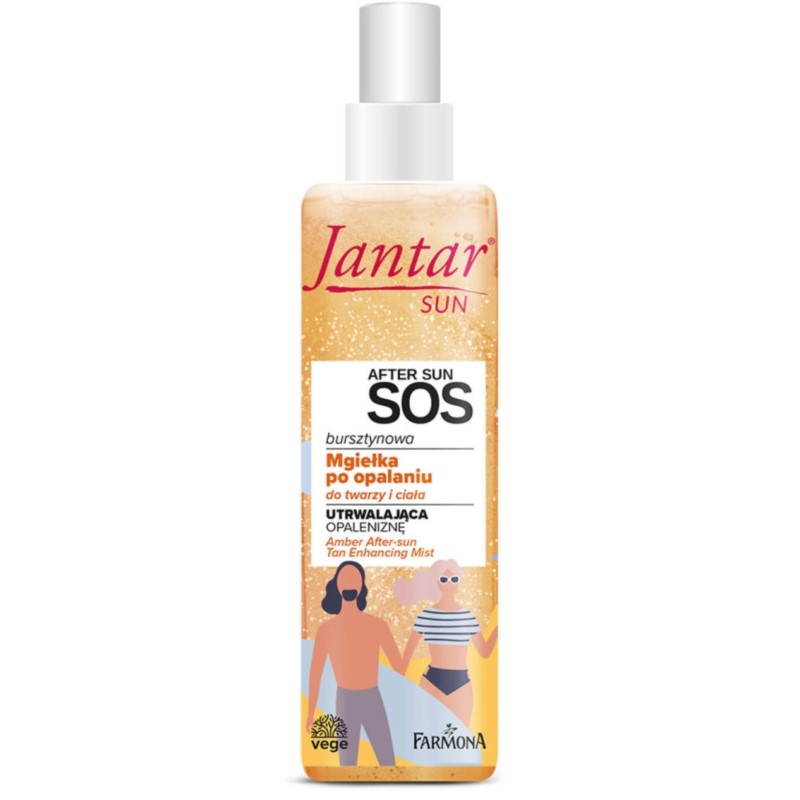 Jantar Sun Bursztynowa Mgiełka po opalaniu 200 ml Jantar Sun Bursztynowa Mgiełka po opalaniu 200 ml