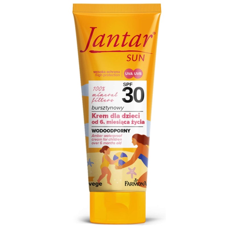 Jantar Sun Bursztynowy Krem dla dzieci SPF 30 50ml Jantar Sun Bursztynowy Krem dla dzieci SPF 30 50ml
