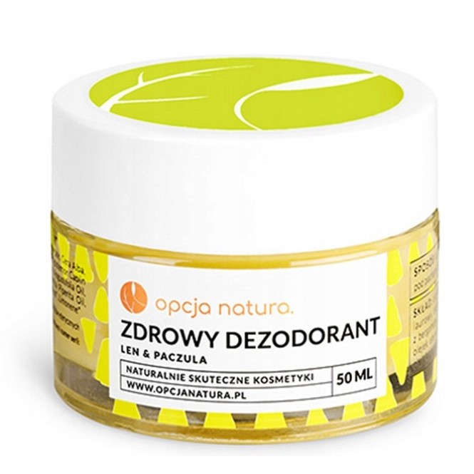 Opcja Natura Dezodorant len & paczula 50 ml Opcja Natura Dezodorant len & paczula 50 ml