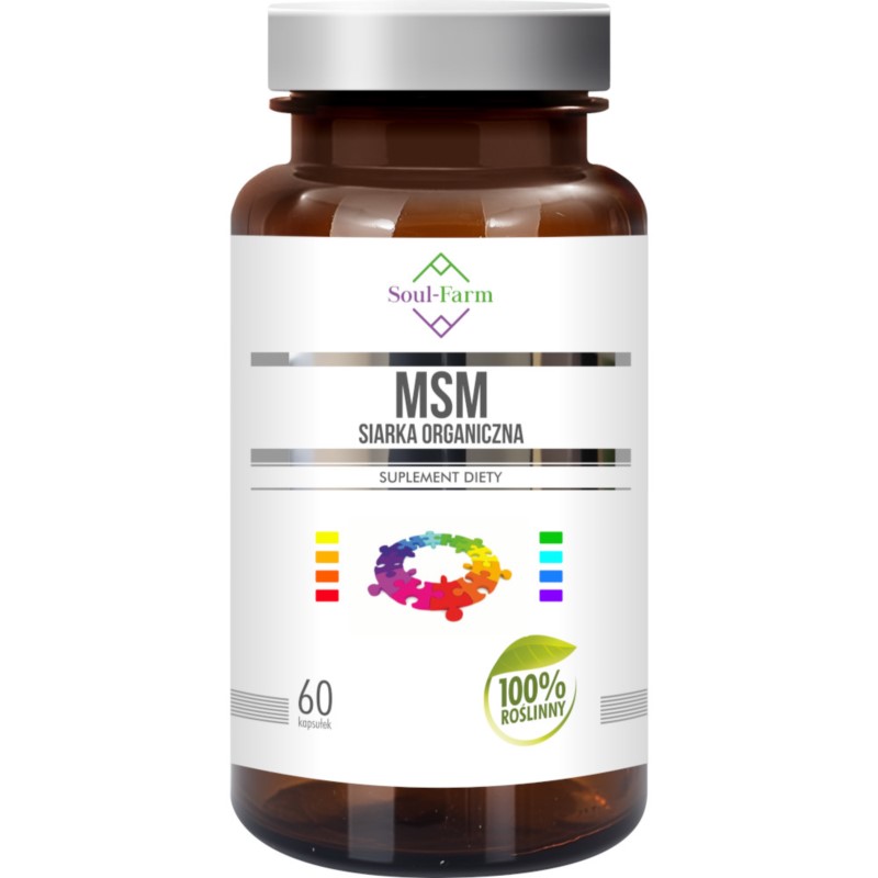 Soul Farm Premium MSM 500 mg 60 k siarka Soul Farm Premium MSM 500 mg 60 k siarka