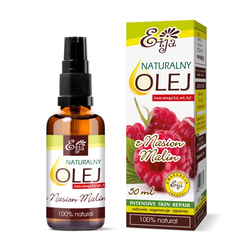 Etja Olej z nasion malin 50ml do skóry suchej Etja Olej z nasion malin 50ml do skóry suchej