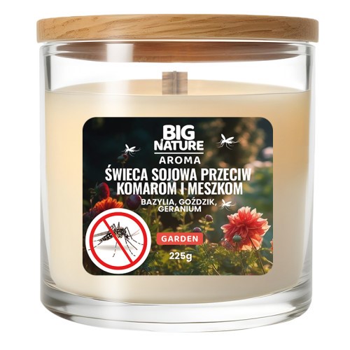 Big Nature Świeca Sojowa na komary i meszki 225 g Big Nature Świeca Sojowa na komary i meszki 225 g