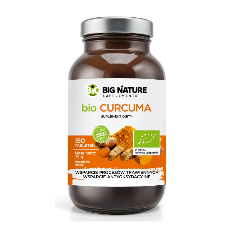 Big Nature Curcuma BIO 150 t. Big Nature Curcuma BIO 150 t.