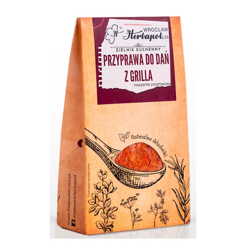 Herbapol Ziołowa Przyprawa do dań z grilla 60 g Herbapol Ziołowa Przyprawa do dań z grilla 60 g