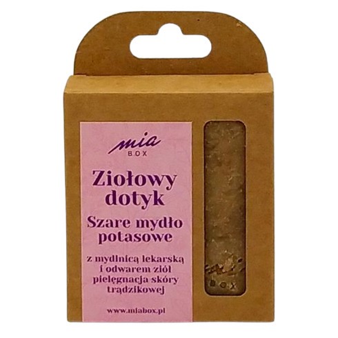 MiaBox Szare mydło potasowe MYDLNICA 125 g MiaBox Szare mydło potasowe MYDLNICA 125 g
