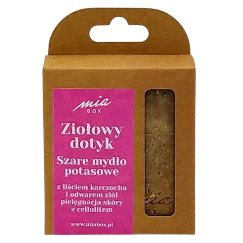 MiaBox Szare mydło potasowe KARCZOCH 125 g MiaBox Szare mydło potasowe KARCZOCH 125 g