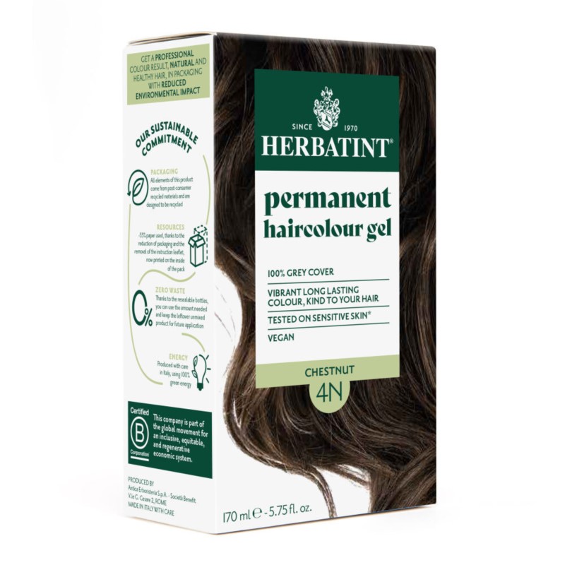 Herbatint Farba w żelu 4N Kasztan 170 ml Herbatint Farba w żelu 4N Kasztan 170 ml