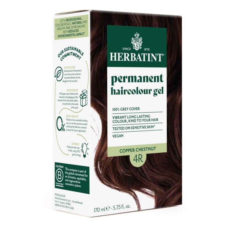 Herbatint Farba w żelu 4R Miedziany Kasztan 150 ml Herbatint Farba w żelu 4R Miedziany Kasztan 150 ml