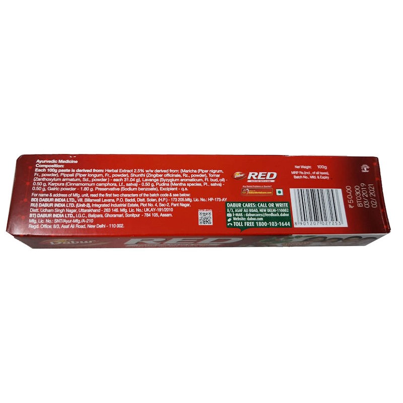 Dabur Red Pasta Do Zębów 100G Dabur Red Pasta Do Zębów 100G