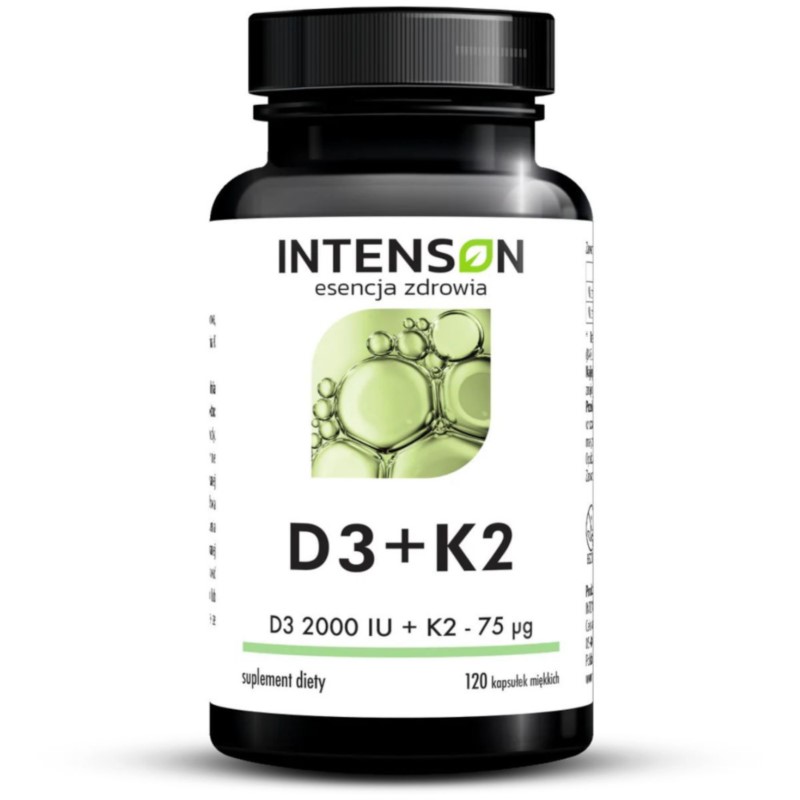 Intenson Witamina D3 + K2 120 k Intenson Witamina D3 + K2 120 k