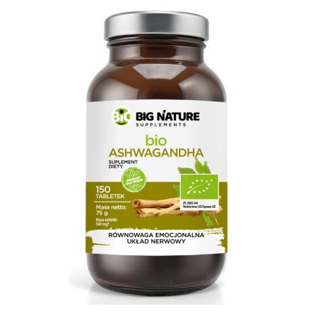 Big Nature bio Ashwagandha 150 t. Big Nature bio Ashwagandha 150 t.