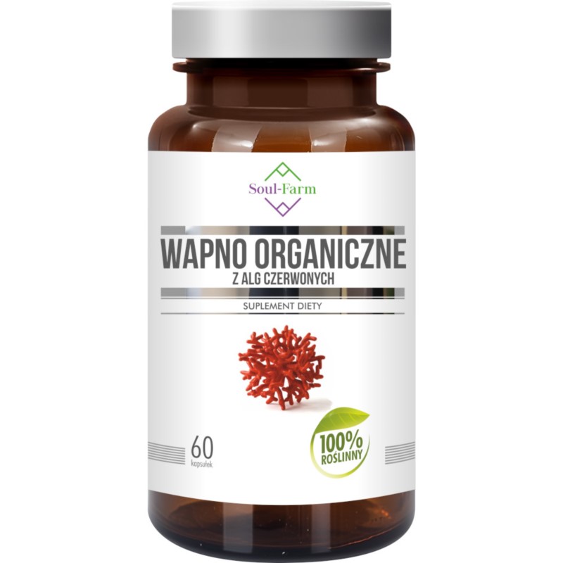 Soul Farm Premium Wapno Organiczne 800 mg 60 k
