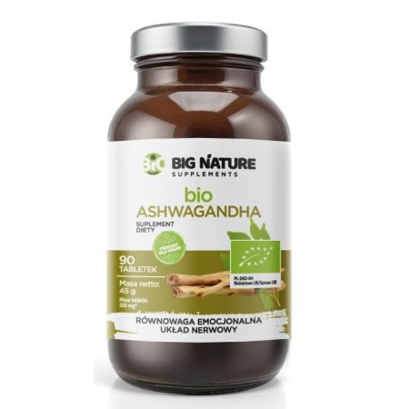 Big Nature bio Ashwagandha 90 t. Big Nature bio Ashwagandha 90 t.