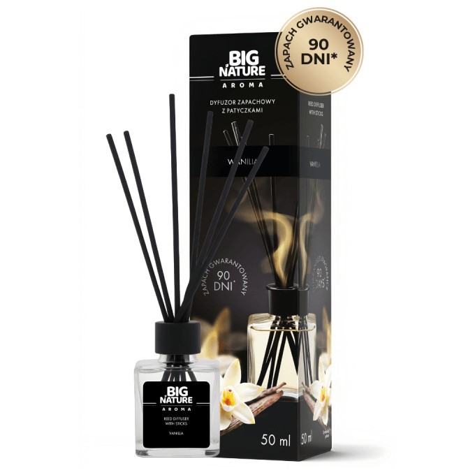 Big Nature Dyfuzor Zapachowy WANILIA 50 ml