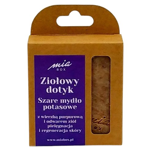 MiaBox Szare mydło potasowe z wierzbą 125 g MiaBox Szare mydło potasowe z wierzbą 125 g