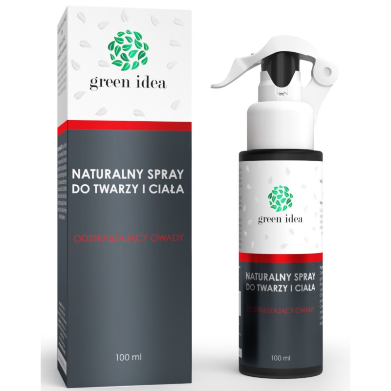 Green Idea Naturalny spray do twarzy i ciała 100ml Green Idea Naturalny spray do twarzy i ciała 100ml