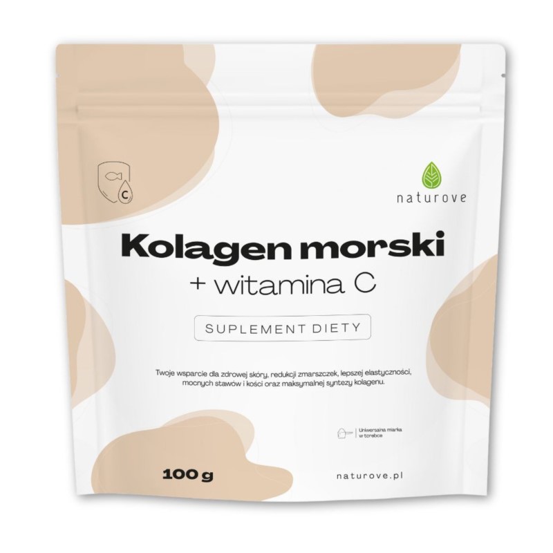 Naturove Kolagen morski + Witamina C 100 g Naturove Kolagen morski + Witamina C 100 g