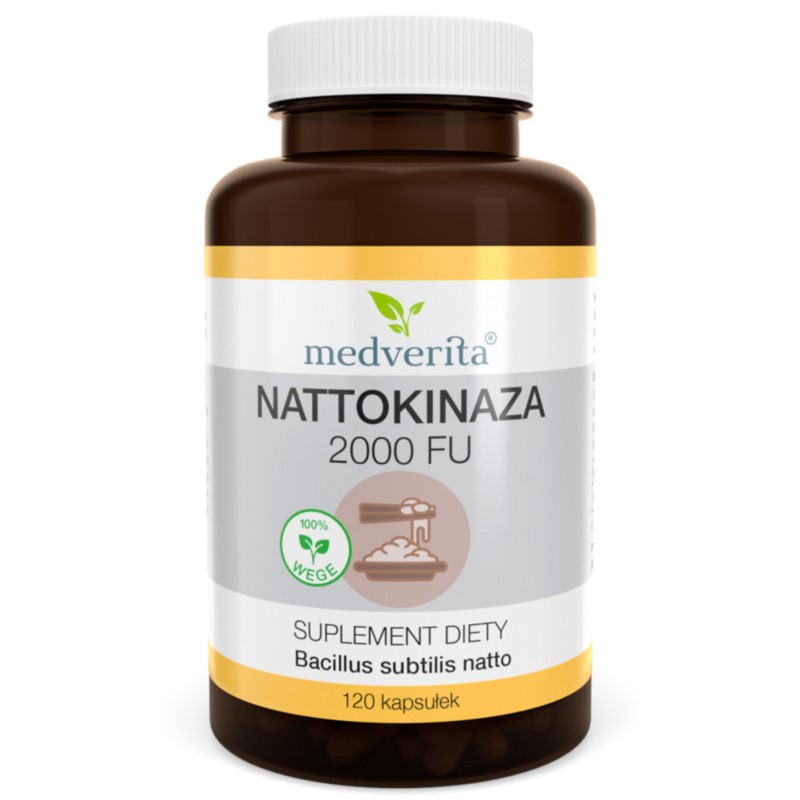 Medverita Nattokinaza 2000 FU 120 k Medverita Nattokinaza 2000 FU 120 k