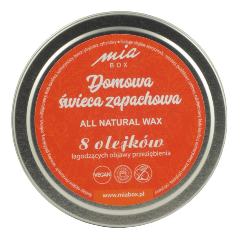 MiaBox Domowa świeca PRZEZIĘBIENIE 15 ml MiaBox Domowa świeca PRZEZIĘBIENIE 15 ml
