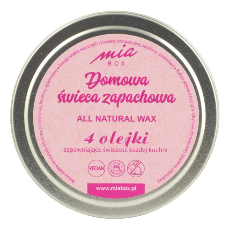 MiaBox Domowa świeca CZYSTA KUCHNIA 15 ml MiaBox Domowa świeca CZYSTA KUCHNIA 15 ml