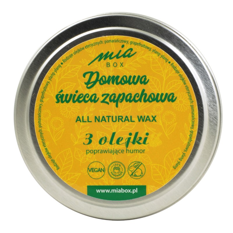 MiaBox Domowa świeca DOBRY HUMOR 15 ml MiaBox Domowa świeca DOBRY HUMOR 15 ml