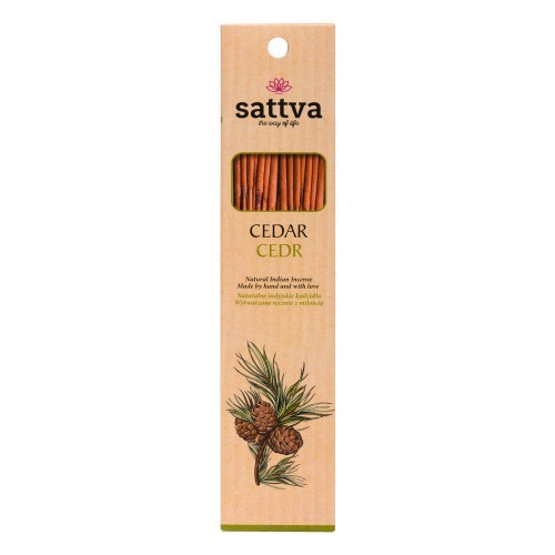 Sattva Naturalne Kadzidła Cedr 30G Sattva Naturalne Kadzidła Cedr 30G
