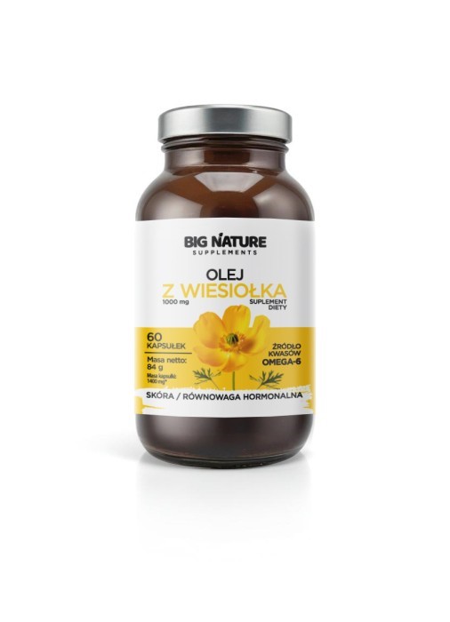 Big Nature Olej z Wiesiołaka 60 kapsułek
