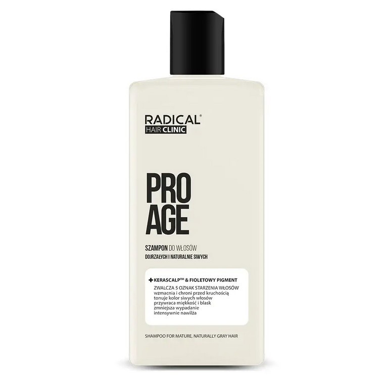 Radical Hair Clinic Szampon PRO AGE do siwych wł.