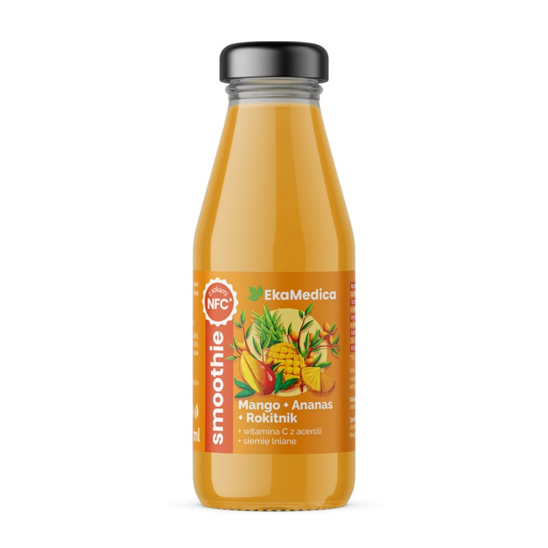Ekamedica Smoothie Mango Ananas Rokitnik 250 ml Ekamedica Smoothie Mango Ananas Rokitnik 250 ml