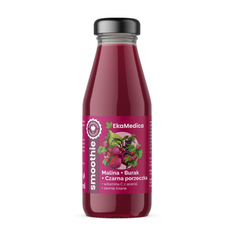 Ekamedica Smoothie Malina Burak Porzeczka 250 ml