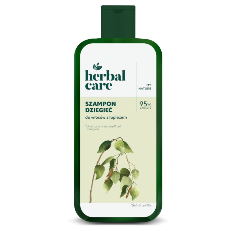 Herbal Care Szampon Dziegieć 330 ml na łupież