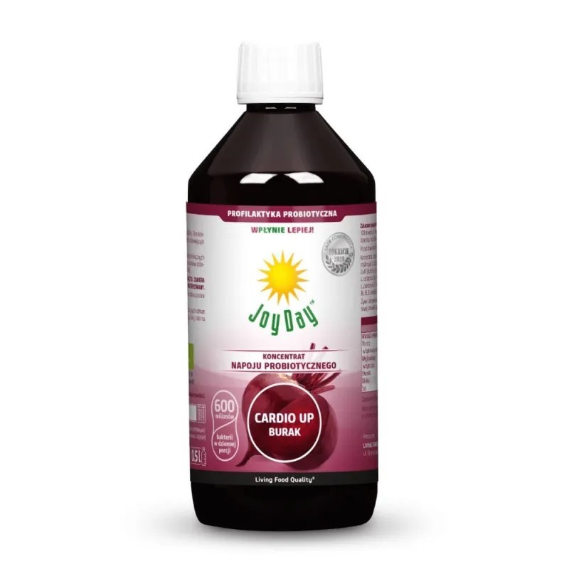 Joy Day EKO Koncentrat Cardio Up Burak 500 ml Joy Day EKO Koncentrat Cardio Up Burak 500 ml